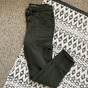 Green Cargo Jeans